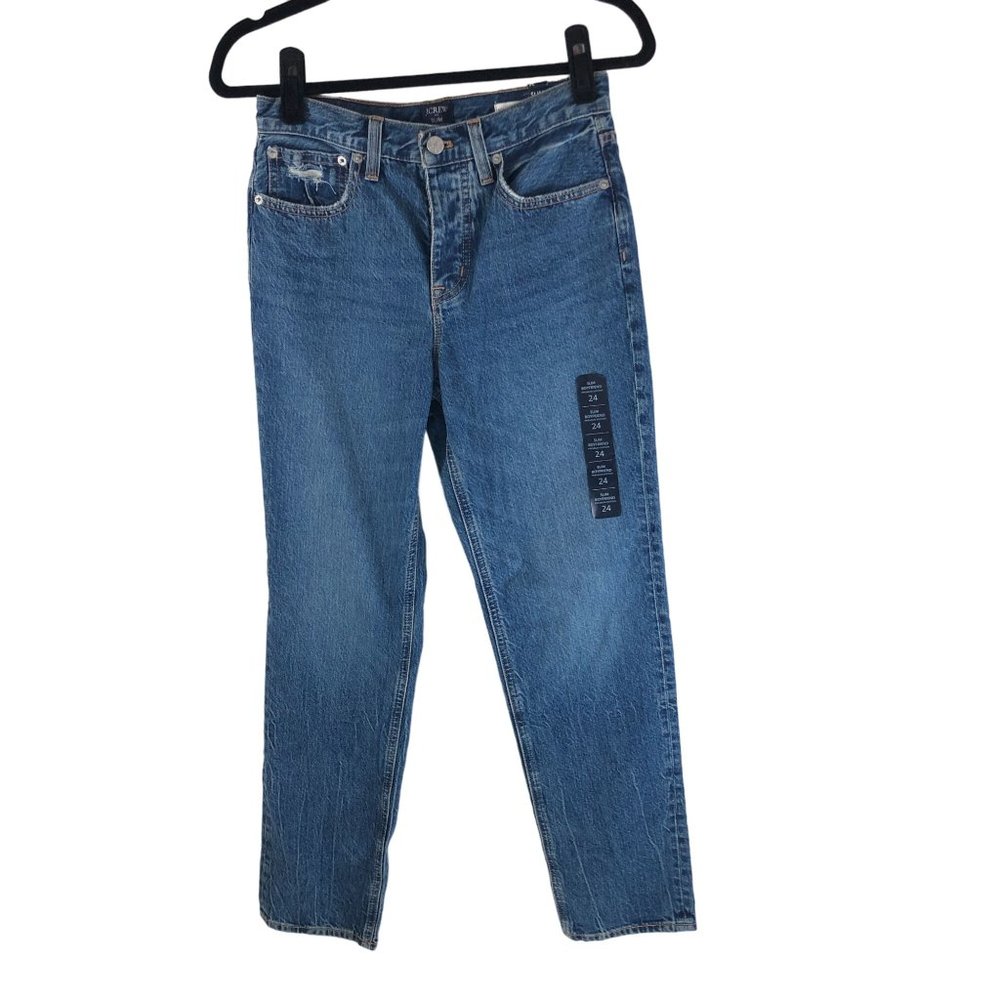 J Crew Factory Premium Edition Slim Boyfriend Jean Button Fly 24